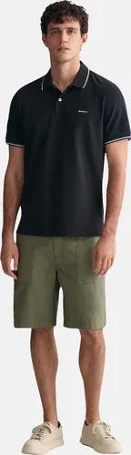 Gant Poloshirt schwarz XL - Stilvolles Freizeitshirt - Herren-Shirt aus 100% Baumwolle im Regular Fit, ideal für einen lässigen Look. Der klassische Polokragen und das Logo verleihen dem Shirt einen eleganten Touch.