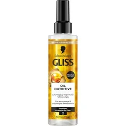 Gliss Kur Oil Nutritive Express-Repair-Spülung 200ml - 6er Pack - Shampoos & Spülungen, revitalisiert und repariert geschädigtes Haar in nur 30 Sekunden für geschmeidige Ergebnisse.