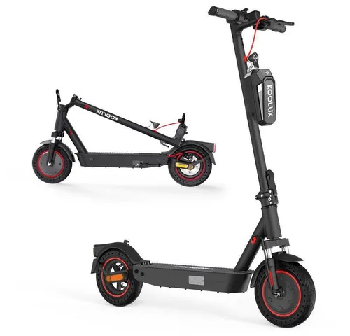KOOLUX E-Scooter 10 ZOLL Klappbarer E-Roller mit ABE mit Schockabsorber, 20.00 km/h, mit Straßenzulassung Max 35km E-roller mit app max 20km/h Mit ABE