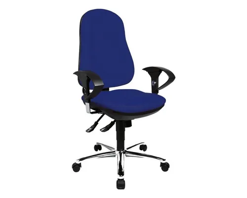 Topstar Bürostuhl Support ®Syncro Deluxe, 8559U G26 blau in blau von Topstar