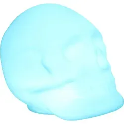 Bigben Bluetooth portabler Lautsprecher Lumin ́Us Skull Totenkopf AU368543 - Weiß