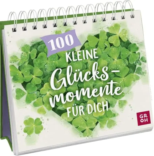 kleine Glücksmomente für dich: Kleiner Spiralaufsteller mit liebevollen Sprüchen und stimmungsvollen Fotos. Das perfekte Geschenk! 100