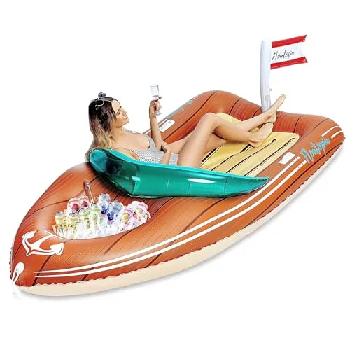 JOYIN Groß Luftmatratze Pool Aufblasbare Pool Floats Aufblasbarer Getränkekühler, Schlauchboot, Aufblasbare Wasserspielzeug Pool Lounge Dekorationen Spielzeug für Erwachsene