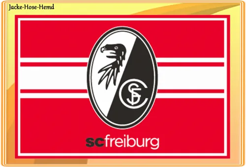 SC Freiburg Fußmatte Logo 40x60cm - Fußmatte im SC Freiburg Design, waschbar und ideal für Fußball-Fans. Perfekt für den Eingangsbereich und zeigt deine Unterstützung für die 1. Bundesliga!