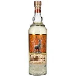 Cazadores Reposado Tequila 40% Vol. 0,7l - Premium Tequila mit 40% Vol., 7 Monate in Eichenfässern gereift für einen vollmundigen Geschmack. Ideal für Cocktails oder pur zu genießen.