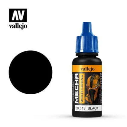 VALLEJO MECHA COLOR 69518 BLACK WASH 17ml (Acrylic Paint)