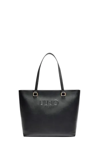 Liu-jo Halona Tote Tasche in Schwarz - Damen-Shopper mit feiner Textur und geschmackvollen Farbakzenten, ideal für stilbewusste Frauen. Maße: 33 x 30 x 13 cm, sorgt für einen eleganten Auftritt.
