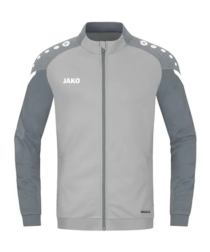 JAKO Kinder Polyesterjacke Performance - Funktionsjacke aus 100 % recyceltem Polyester, robust und pflegeleicht. Stylischer Schulterbereich mit Jacquard-Elementen und praktischen Reißverschlusstaschen für optimalen Tragekomfort.