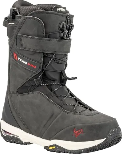 NITRO TEAM PRO MK TLS Boot 2025 black - 44 2/3 - Snowboard Boots mit revolutionärem TLS-Schnürsystem für blitzschnelles Anziehen und individuelle Anpassung. Entwickelt für Freestyle-Performance und maximalen Komfort, ideal für leidenschaftliche Snowboarder.