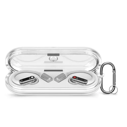 kwmobile Hülle kompatibel mit Nothing Ear (Open) - TPU Silikon Schutzhülle Case Cover Kopfhörer Transparent