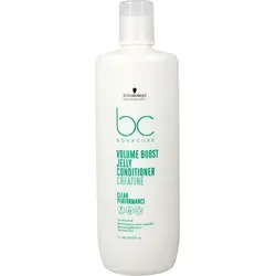 Schwarzkopf BC Bonacure Volume Boost Jelly Conditioner 1000 ml - Shampoo für feines Haar, verleiht sofort Volumen und Fülle ohne zu beschweren. Vegane Formel mit Kreatin stärkt das Haar und verbessert die Elastizität.