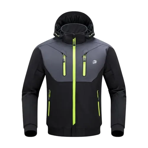 BORLENI Motorradjacke Herren Winter mit CE-Protektoren