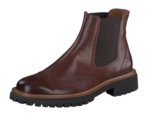 Paul Green Damen Chelsea-Stiefelette - Wanderschuhe: Flache Chelsea Boots aus hochwertigem Leder mit leichtem EVA-Fußbett für optimalen Komfort beim Gehen.