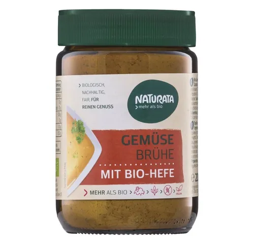 Naturata Fertiggericht Gemüsebrühe - Hefe Glas 200g