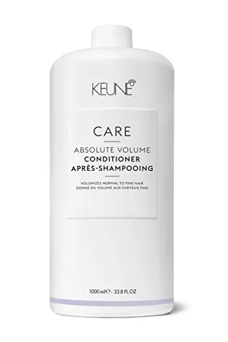 Keune Care Absolute Volume Conditioner 1000ml - Shampoos & Spülungen - Jumbo-Größe für feines bis normales Haar, spendet Feuchtigkeit mit Provitamin B5, ohne das Haar zu beschweren.