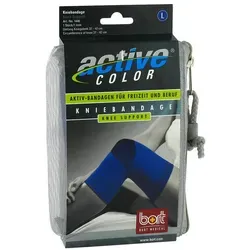 BORT ActiveColor Kniebandage L blau – Unterstützung für Ihr Knie - Die BORT ActiveColor Kniebandage in Größe L bietet angenehmen Halt und Flexibilität. Ideal für den täglichen Einsatz und für aktive Menschen.