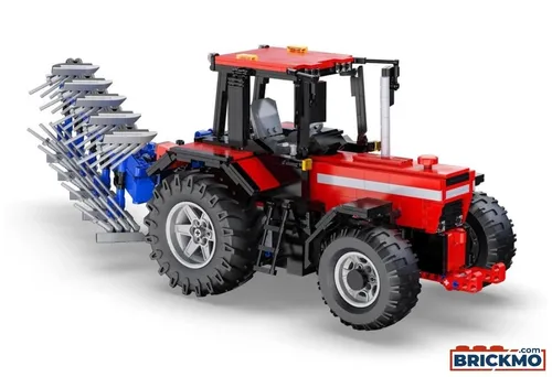 CaDA Blocks RC-Traktor 1675 Teile - Ferngesteuertes Fahrzeug - App- & ferngesteuerte Autos, 1675 Teile für realistischen Fahrspaß mit Fernbedienung und drehbarem Mähdrescher, ideal für Fahrzeug- und Puzzle-Fans ab 14 Jahren.
