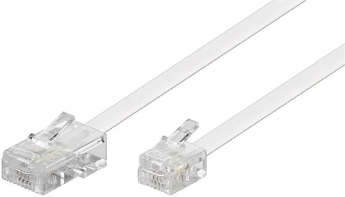 2x 6m Anschlusskabel RJ45 von Goobay Goobay RJ45-RJ11 Fernmeldekabel