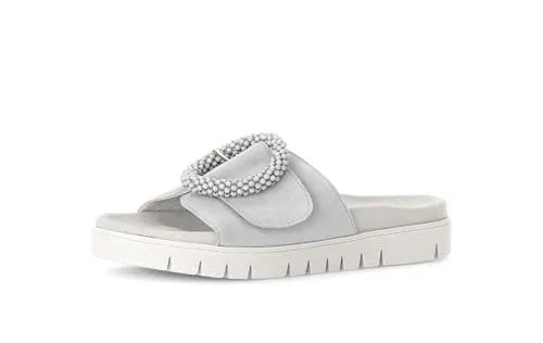 Gabor Damen Pantoletten, Best Fitting Sommer-Slipper - Slides für Damen mit optimalem Tragekomfort dank Best Fitting Technologie, ideal für warme Tage und entspannte Freizeitaktivitäten.