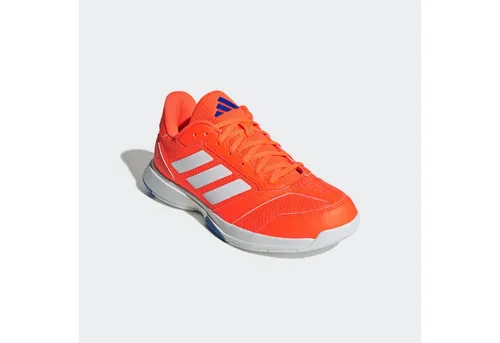 adidas Herren Ligra 8 - Sportliche Indoor-Schuhe - Herren-Sneaker mit atmungsaktivem Obermaterial aus Synthetik-Leder und Mesh, dämpfender Zwischensohle und Gummiaußensohle für optimalen Komfort beim Sport.