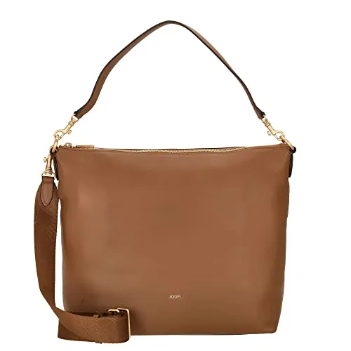 JOOP! Schultertasche Sofisticato 1.0 - Elegante Hobo-Tasche - Schultertasche aus hochwertigem Leder mit praktischem Zipper und geräumigem Hauptfach. Ideal für den Alltag, bietet Platz für DIN A4 und ist mit Schutzfüßchen ausgestattet.