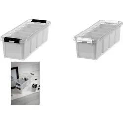 smartstore Aufbewahrungsbox CLASSIC 4, 3,5 Liter mit Einsatz - Weiß