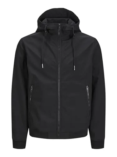 JACK & JONES Male Jacke Klassisches, Schwarz, XL