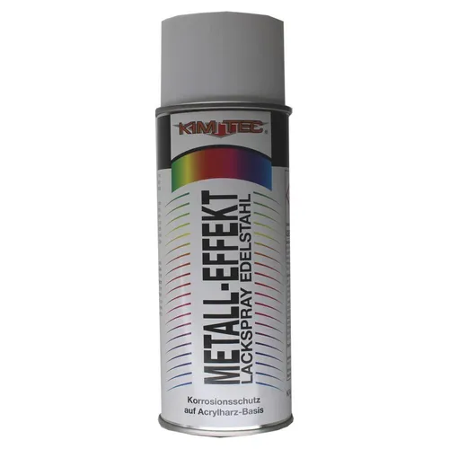  KIM-TEC 400ml Metall-Effektlack Edelstahl Korrosionsschutz 17,38€/l