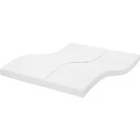 vidaXL Schaumstoffmatratze 180x220 cm - 7-Zonen Härtegrad 20 ILD - Matratze mit 7 Liegezonen für optimale Druckentlastung und maximalen Komfort. Pflegeleichter Bezug mit Reißverschluss, ideal für erholsame Nächte!