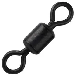SPRO Schnurverbinder Spro Matt Black Rolling Swivel - Angelwirbel, (1-St) Gr. 8 / 19kg / 20 Stück