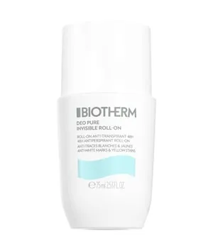 BIOTHERM Deo Pure Invisible Deodorant Roll-On 75 ml - Deodorant für 48h Schutz vor Körpergeruch, sanft zur Haut und ohne Flecken – ideal für empfindliche Haut und unterwegs.