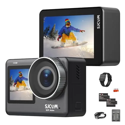 SJCAM SJ11 4K30FPS Action Cam - Actionkamera mit 4K Ultra HD, 6-Achsen Stabilisierung und wasserdicht bis 5 Meter – ideal für Extremsportarten und Unterwasseraufnahmen.