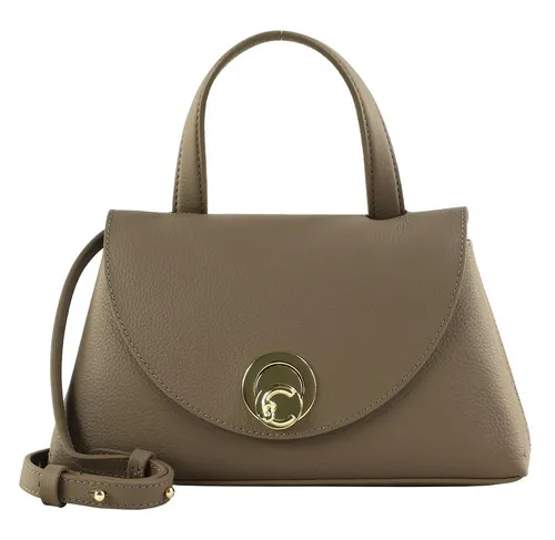 COCCINELLE Umhängetasche Handbag Double Grainy Leather, aus echtem Leder