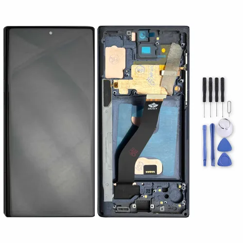 Für Samsung Galaxy Note 10 Display Full TFT LCD mit Rahmen Ersatzteil Schwarz