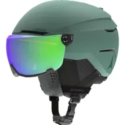 Atomic Savor Visor Stereo Helm grün 59-63 von Atomic