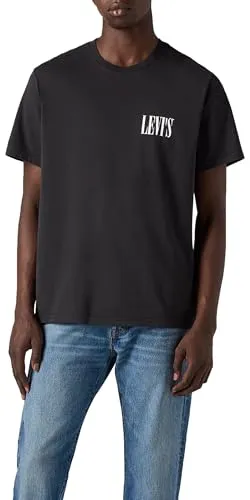 Levi's Ss Relaxed Fit Tee Ssnl Serif Logo Miner - T-Shirts für Herren, lässige Passform aus weichem Jersey für hohen Tragekomfort im Alltag.
