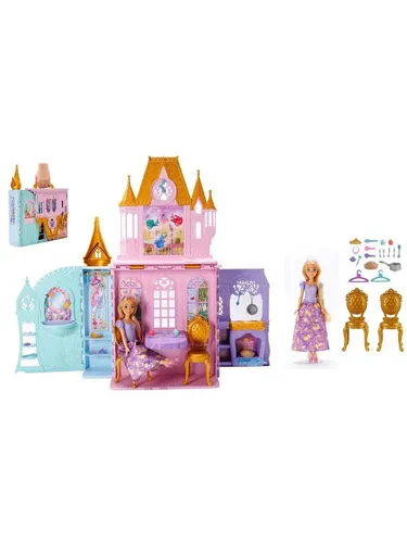 Disney Princess Rapunzel-Puppe und Schloss-Spielset