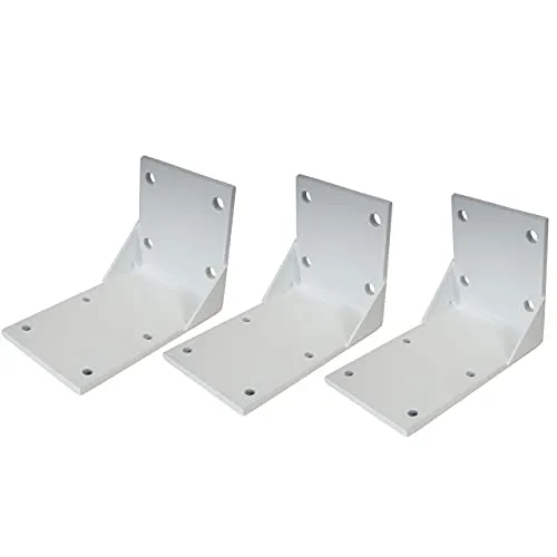 3er-Set Deckenadapter für Kassetten-Markise T124 - Außenanbau, stabiler pulverbeschichteter Stahladapter zur sicheren Deckenmontage von Markisen T124, inklusive Befestigungsmaterial für optimalen Sonnenschutz.