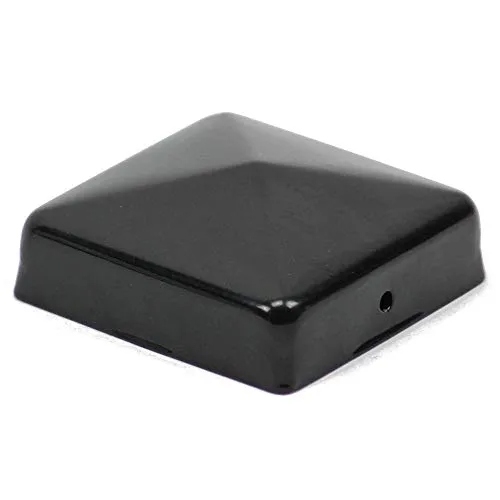 Pfostenkappe schwarz, für Pfosten 7x7 cm