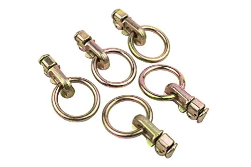 LABT Doppelfitting mit Ring für Airlineschienen zur Ladungssicherung 10er Set