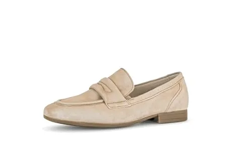 Gabor Damen Slipper, Frauen Slip On,Moderate Mehrweite (G),Slip-ons,Mokassins,Halbschuhe,Slides,Schlupfschuhe,Loafer,Caramel,39 EU / 6 UK