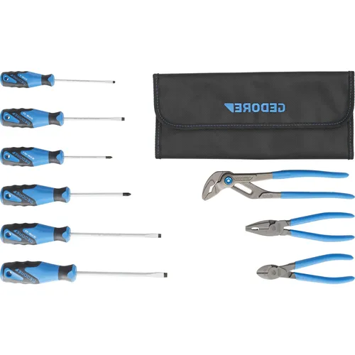 GEDORE WT 1056 9-003 Werkzeugsatz at work 10-teilig