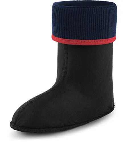 Ladeheid Kinder Mädchen Jungen Wärmende Stiefelsocken für Gummistiefel Innenschuh KL058 (Rot, 28 EU)