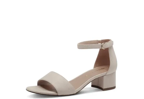 Tamaris Damen Sandalen mit Absatz - Vegan Blockabsatz für den Sommer - Wanderschuhe mit 4,5 cm Absatzhöhe und ANTIslide-Technologie für optimalen Halt und eleganten Look. Perfekt für stilvolle Sommerausflüge.