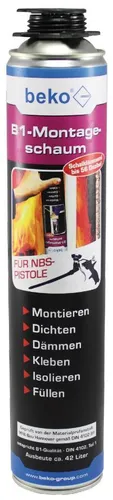 beko B1-Montageschaum 750 ml für NBS-Pistole 280 753 P schwer entflammbar