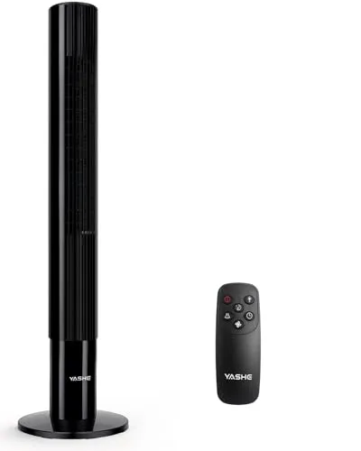 YASHE Turmventilator mit Fernbedienung – Leiser Standventilator für Zuhause