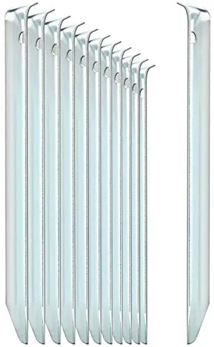 com-four® 12x Zelt-Heringe aus Stahl von COM-FOUR