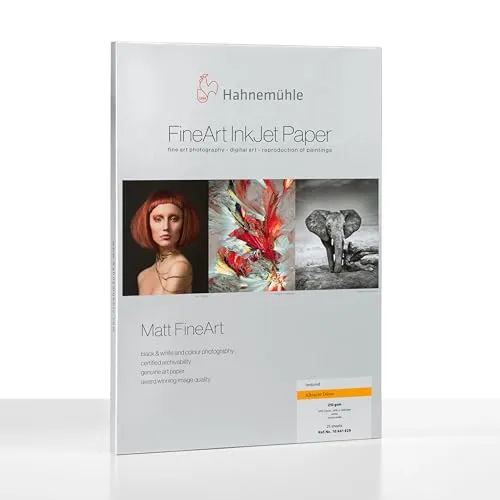 Hahnemühle Digital FineArt Albrecht Dürer Papier A3+ - Hochwertiges Fotopapier, 210 g/m², ideal für brillante Drucke und Kunstreproduktionen. Packung mit 25 Blatt, perfekt für professionelle Fotografen und Künstler.