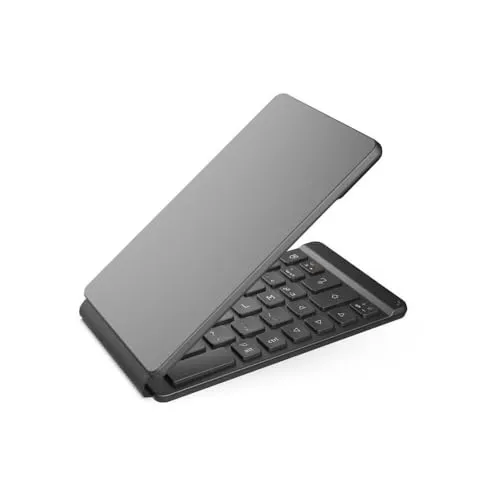 Mobility Lab ML306124 – Faltbare kabellose Tastatur - Tastaturen: Tragbare und leichte Bluetooth-Tastatur, ideal für unterwegs, mit bis zu 140 Stunden Akkulaufzeit und Kompatibilität für Android, Windows und iOS.