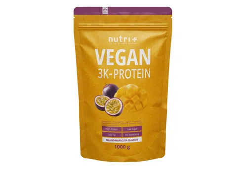 nutri+ Vegan 3K Protein Pulver – Pflanzliches Eiweiß
